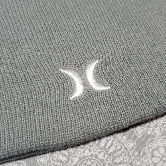 Hurley Icon Staples Beanie, Grey - Picture 3 of 6